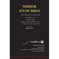 HARDback MARCH 2026 UPDATE Volume 1 LUKE's Gospel & Acts with Commentary 724p 15th Edition MIRROR STUDY BIBLE: Hard Cover Dr. Luke's brilliant account - Hardcover