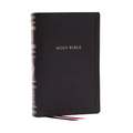 RSV Personal Size Bible with Cross References, Black Genuine Leather, (Sovereign Collection) - Leather