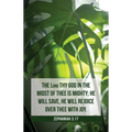 General Worship Bulletin: Is Mighty (Package of 100): Zephaniah 3:17 (Kjv) - Paperback