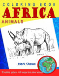Coloring Book Animals of Africa: 20 original realistic full-page images of wild animals of Africa. - Paperback
