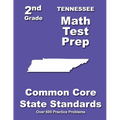 Tennessee 2nd Grade Math Test Prep: Common Core State Standards - Paperback