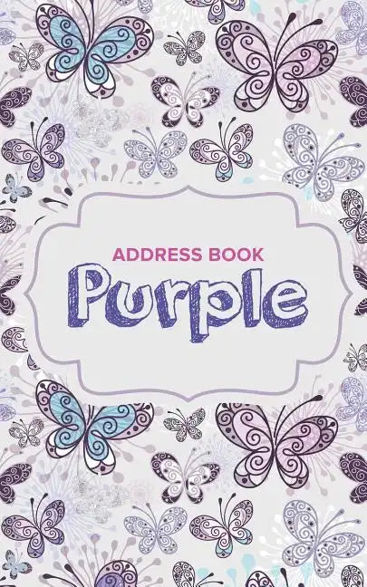 Address Book Purple - Paperback