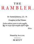 The Rambler - Paperback