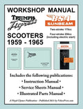 BSA Sunbeam & Triumph Tigress Scooter 1959-1965 Workshop Manual - Paperback
