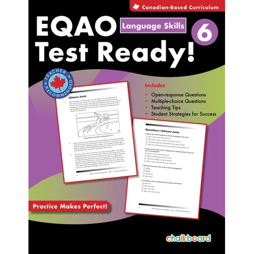 Ontario Test Ready Language Skills 6 - Paperback