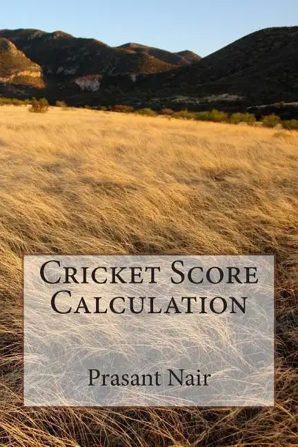 Cricket Score Calculation - Paperback