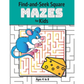 Find-and-Seek Square Mazes for Kids: (Ages 4-8) Maze Activity Workbook - Paperback