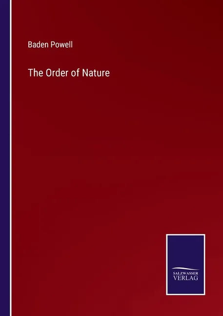 The Order of Nature - Paperback