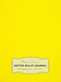 Large 8.5 x 11 Dotted Bullet Journal (Yellow #6) Hardcover - 245 Numbered Pages - Hardcover