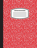 Classic Composition Notebook: (8.5x11) Wide Ruled Lined Paper Notebook Journal (Red) (Notebook for Kids, Teens, Students, Adults) Back to School and - Paperback