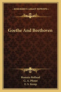 Goethe and Beethoven - Paperback