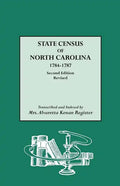 State Census of North Carolina, 1784-1787 (Rev) - Paperback
