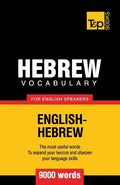 Hebrew vocabulary for English speakers - 9000 words - Paperback