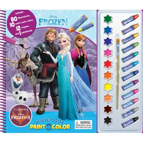 Disney Frozen Deluxe Poster Paint & Color. - Novelty
