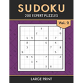 Sudoku: 200 Expert Level Puzzles for Adults and Teens Train your Brain, Relax your Mind Volume 2 - Paperback