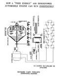 How a "Free Energy" 400 Horsepower Automobile Engine Can Run Indefinitely - Paperback