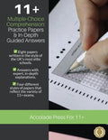 11+ Multiple-Choice Comprehension: Practice Papers and In-Depth Guided Answers: CEM, GL and Independent School 11 Plus English Exams - Paperback