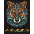 Animal Mandalas: Adult Coloring Book for Stress Relief and Relaxation - Paperback
