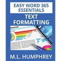 Word 365 Text Formatting - Paperback