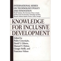 Knowledge for Inclusive Development - Hardcover