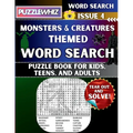 Monsters and Creatures - Themed Word Search - Fun & Educational Puzzles for Kids, Teens, and Adults (Large Print Edition): Featuring Engaging Themed W - Paperback