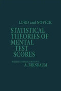 Statistical Theories of Mental Test Scores - Paperback
