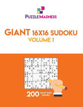 Giant 16x16 Sudoku: Volume 1: 200 Giant 16x16 Sudoku - Paperback