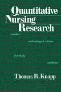 Quantitative Nursing Research - Paperback