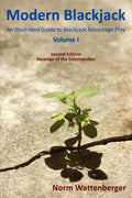 Modern Blackjack Second Edition Volume I - Paperback