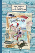 Junk Journal By The Sea Themed Signature: Full color 6 x 9 slim Paperback with ephemera to cut out and paste in - no sewing needed! - Paperback