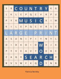 Country Music Large Print Word Search - Paperback