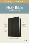 KJV Personal Size Giant Print Bible, Filament Enabled Edition (Leatherlike, Black/Onyx) - Imitation Leather