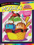 Dessert Lovers Mosaics Hexagon Coloring Books 2: Color by Number for Adults Stress Relieving Design - Paperback