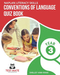 NAPLAN LITERACY SKILLS Conventions of Language Quiz Book Year 3 - Paperback