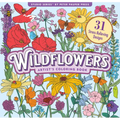 Wildflowers Adult Coloring Book (31 One-Sided Designs on Thick Paper) - Paperback