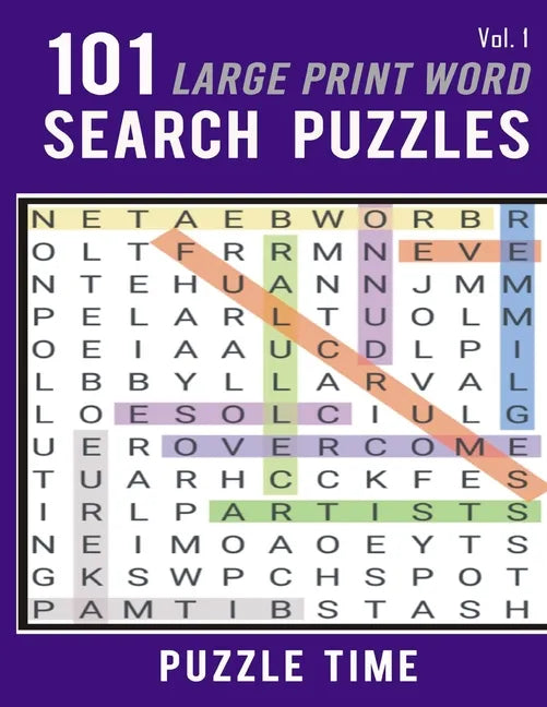 101 Large Print Word Search Puzzles - Paperback