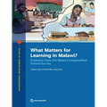What Matters for Learning in Malawi?: Evidence from the Malawi Longitudinal School Survey - Paperback