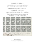 Steenerson's Revenue Taxpaid Stamp Certified Plate Proof Reference Series - Private Die Proprietary Match, Medicine, Perfumery & Playing Card Tax Stam - Paperback