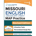 Missouri Assessment Program Test Prep: Grade 5 English Language Arts Literacy (ELA) Practice Workbook and Full-length Online Assessments: MAP Study Gu - Paperback