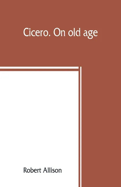 Cicero. On old age - Paperback