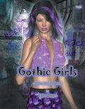 Gothic Girls Adult Coloring Book - Paperback