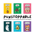 Punstoppable: The Best Collection of Over 130 Illustrated Puns by LEFD Designs! (The Perfect Gift for Pun Lovers) - Hardcover