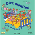 Diez Monitos Saltaban en la Cama = Ten Little Monkeys Jumping on the Bed - Board Book