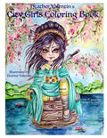 Heather Valentin's City Girls Coloring Book: Geishas, Belly Dancers, European Gorgeous City Ladies From Around the World Adult Coloring Book - Paperback