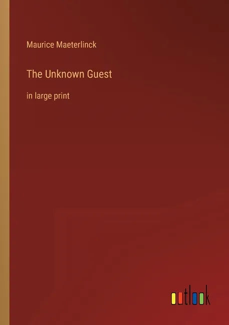 The Unknown Guest: in large print - Paperback