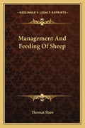 Management and Feeding of Sheep - Paperback