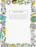 Back to School Graph Paper Notebook: (Large, 8.5"x11") 100 Pages, 4 Squares per Inch, Math and Science Graph Paper Composition Notebook for Students - Paperback