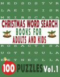 Christmas Word Search Books for Adults and Kids 100 Puzzles Vol.1 - Paperback