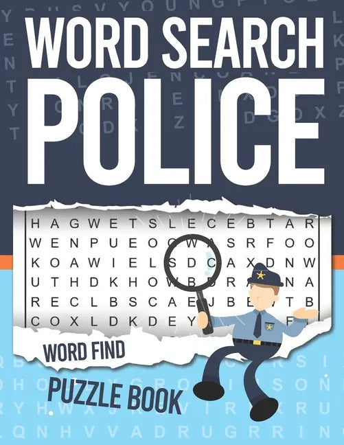 Police Word Search: Word Find Puzzle - Paperback