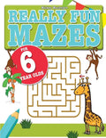 Really Fun Mazes For 6 Year Olds: Fun, brain tickling maze puzzles for 6 year old children - Paperback